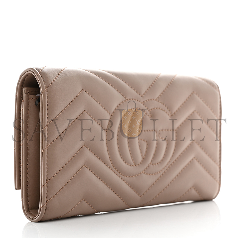 GUCCI GG MARMONT CONTINENTAL WALLET 443436 (19*10.5*3cm)